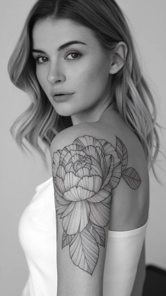 11 Peony Tattoo Ideas for a Beautiful Design