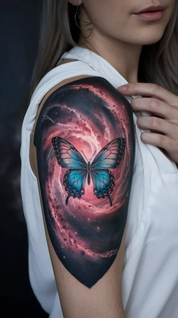 11 Butterfly Stars Tattoo Ideas for a Magical Design