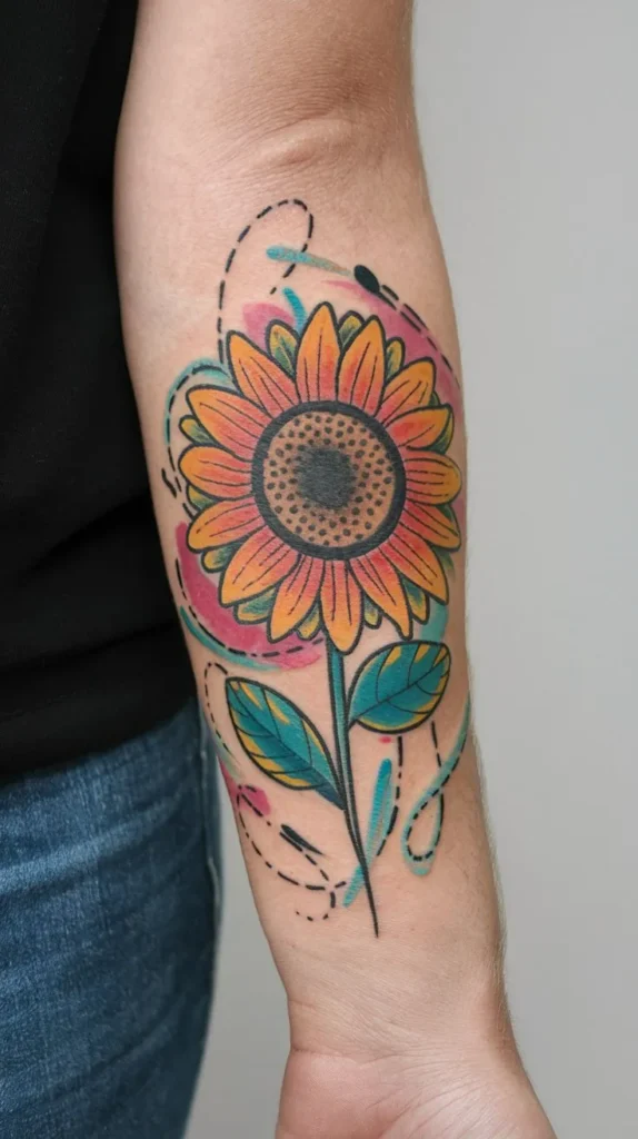 10 Flower Forearm Tattoo Ideas for a Colorful Design