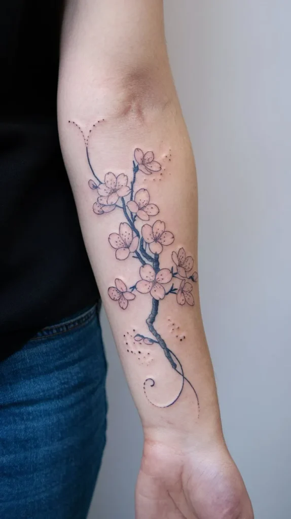 10 Flower Forearm Tattoo Ideas for a Colorful Design