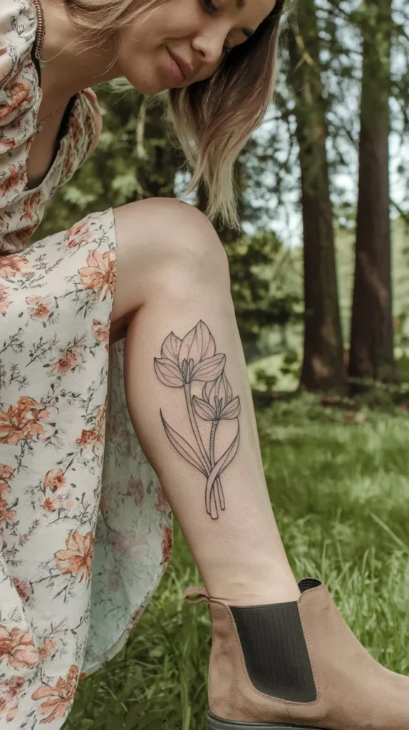 11 Amaryllis Tattoo Ideas for Flower Enthusiasts