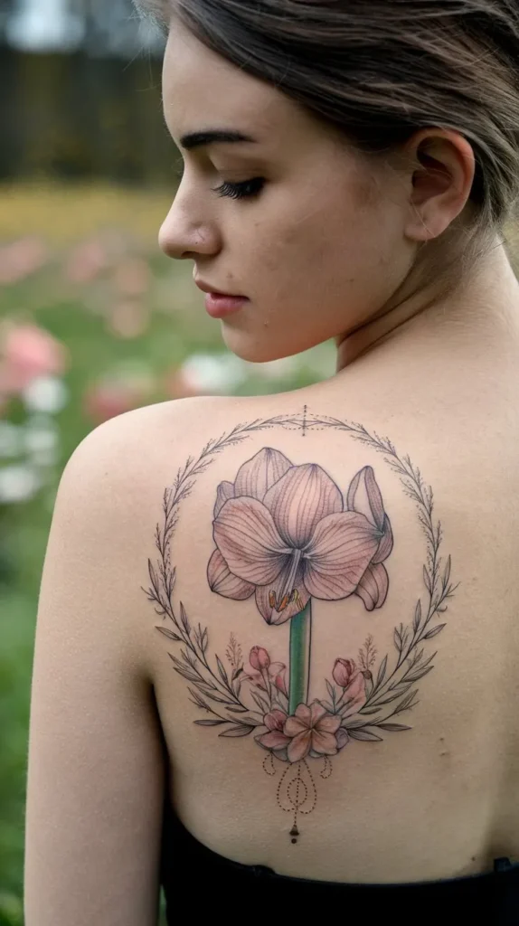 11 Amaryllis Tattoo Ideas for Flower Enthusiasts