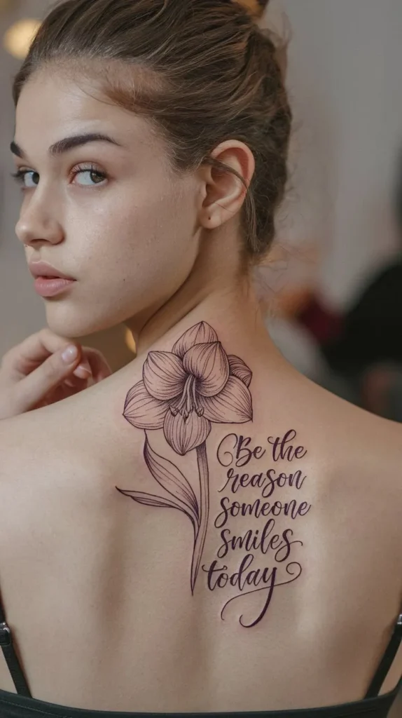 11 Amaryllis Tattoo Ideas for Flower Enthusiasts