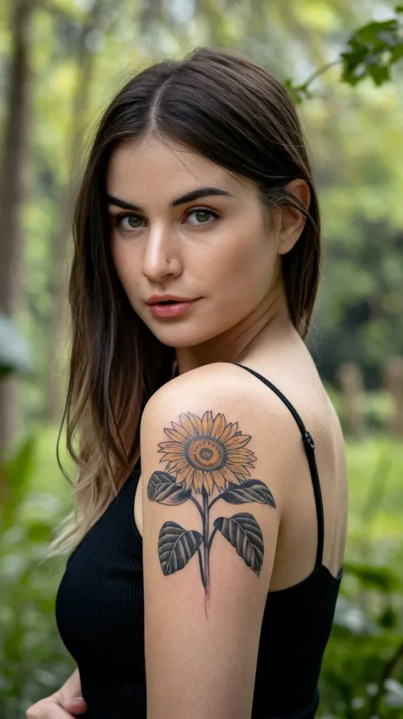 11 Small Sunflower Tattoo Ideas for a Bright Design