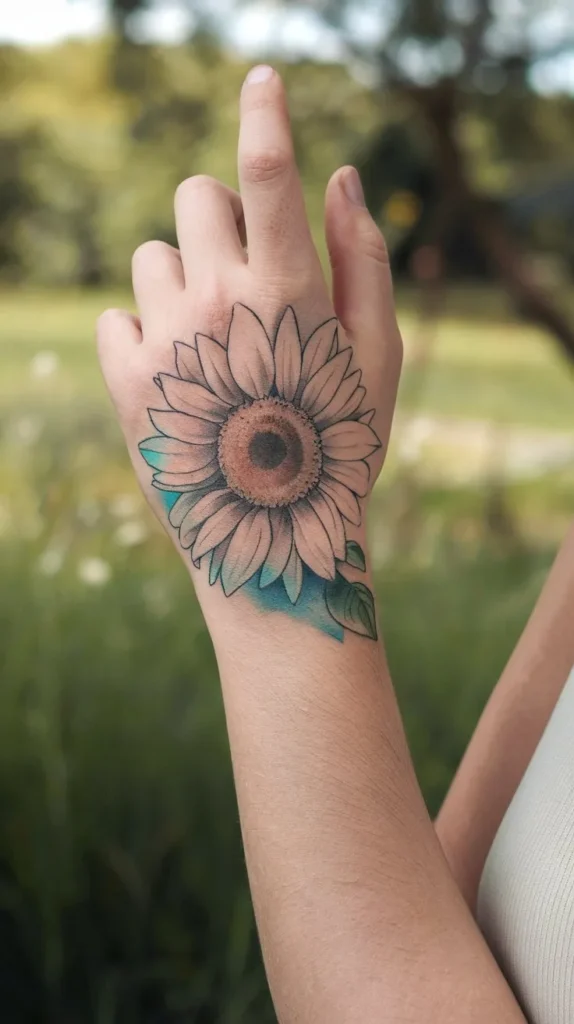 11 Small Sunflower Tattoo Ideas for a Bright Design