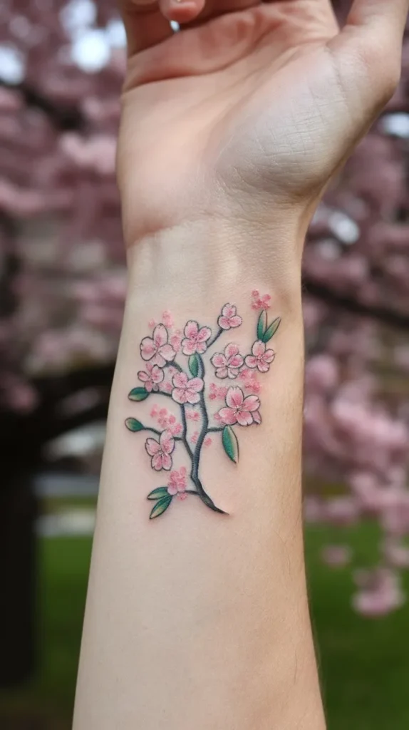 10 Colorful Flower Tattoos to Add Some Color to Your Life