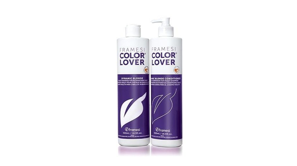 blonde purple shampoo set