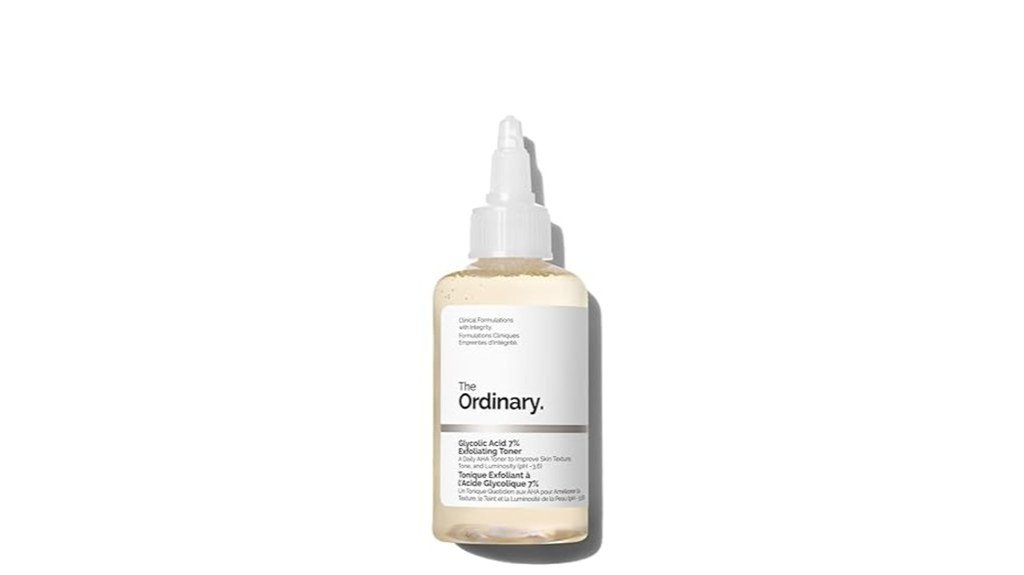 brightening exfoliating toner
