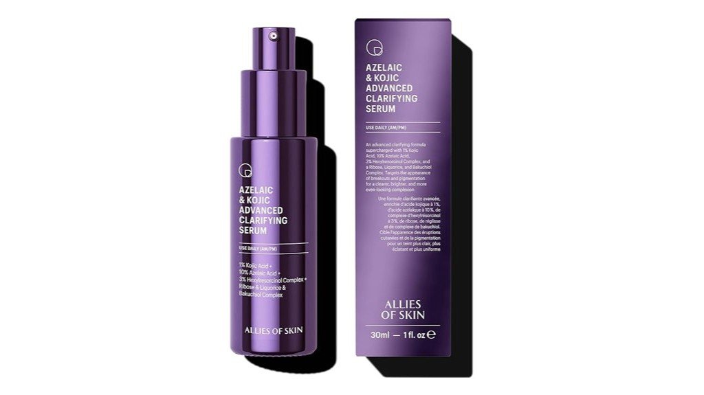 brightening skin care serum