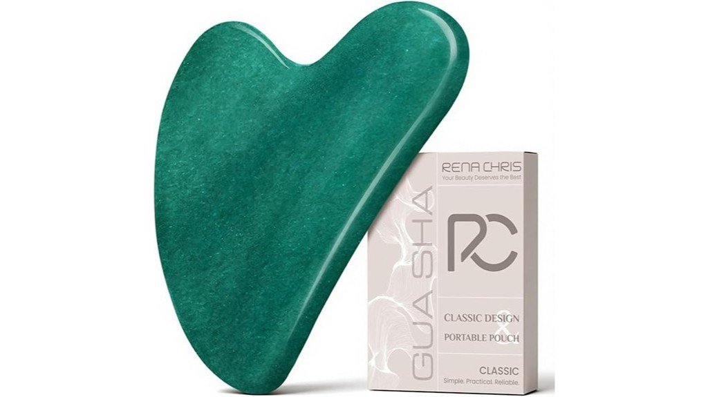 jade facial massager tool