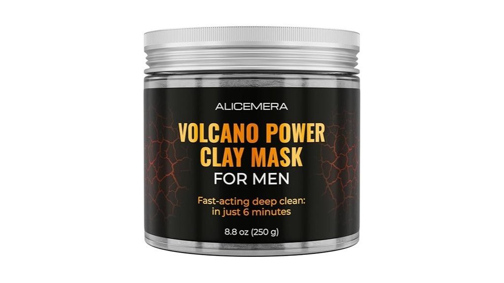 men s volcanic clay mask