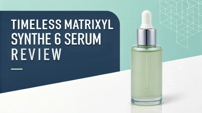 Timeless Matrixyl Synthe 6 Serum Review 2026: Complete Guide